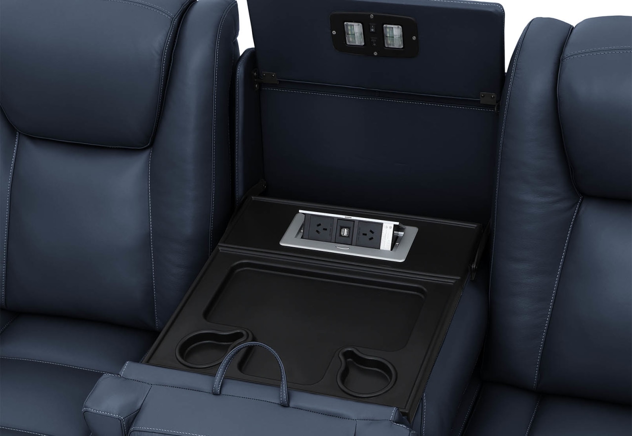 SENTINAL MK2 LEATHER 5 Piece Corner with LHF Console – image 12 of 12