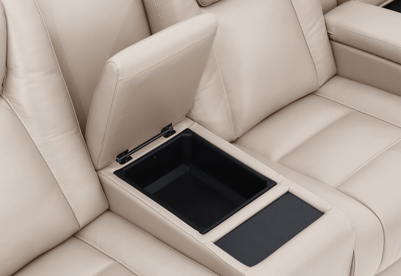 SENTINAL MK2 LEATHER 5 Piece Corner with LHF Console – image 9 of 12