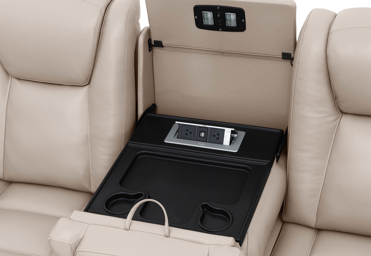 SENTINAL MK2 LEATHER 5 Piece Corner with LHF Console – image 12 of 12
