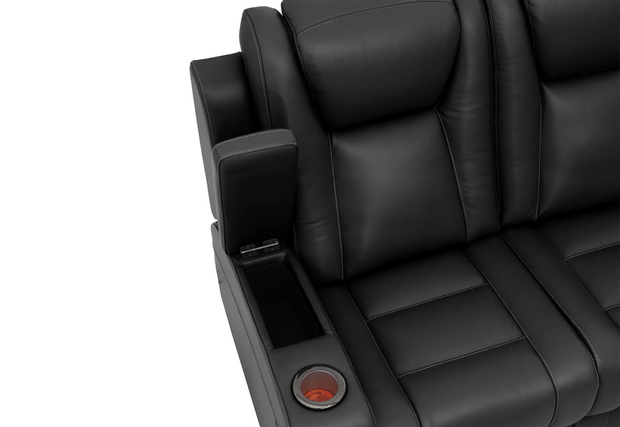 SENTINAL MK2 LEATHER 5 Piece Corner with RHF Console – image 10 of 12