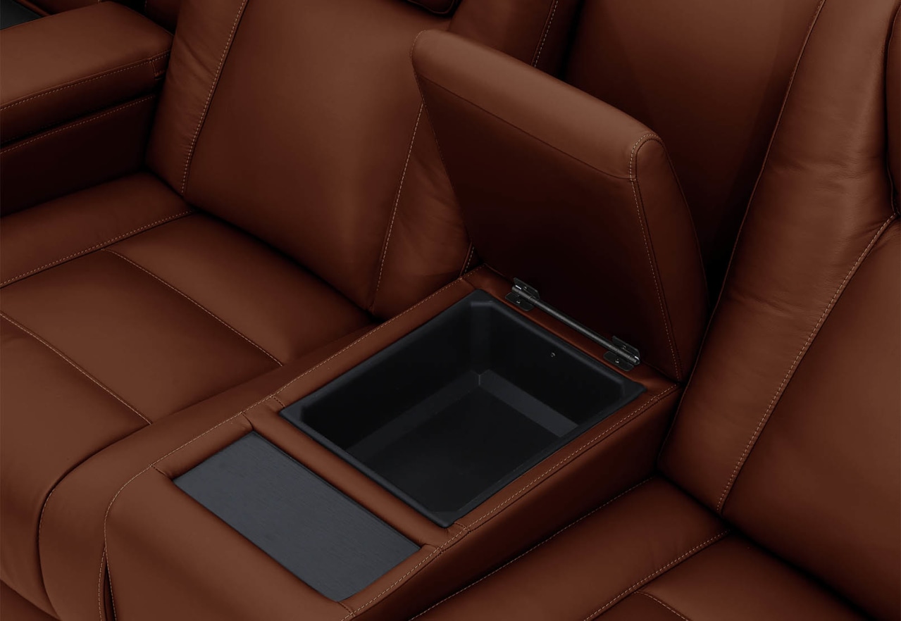 SENTINAL MK2 LEATHER 5 Piece Corner with RHF Console – image 9 of 12