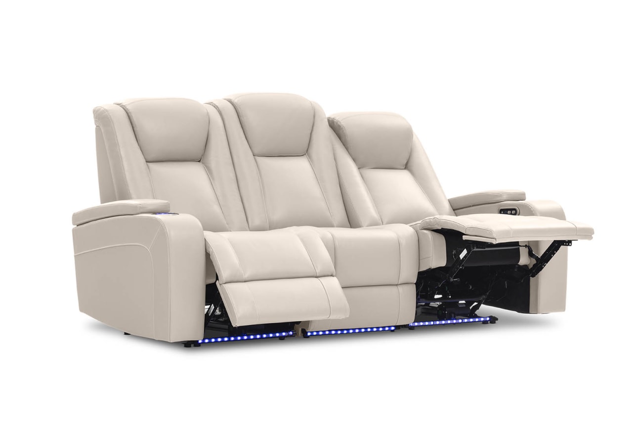 SENTINAL MK2 LEATHER 3 Seater with 2 Electric Recliners – image 10 of 19