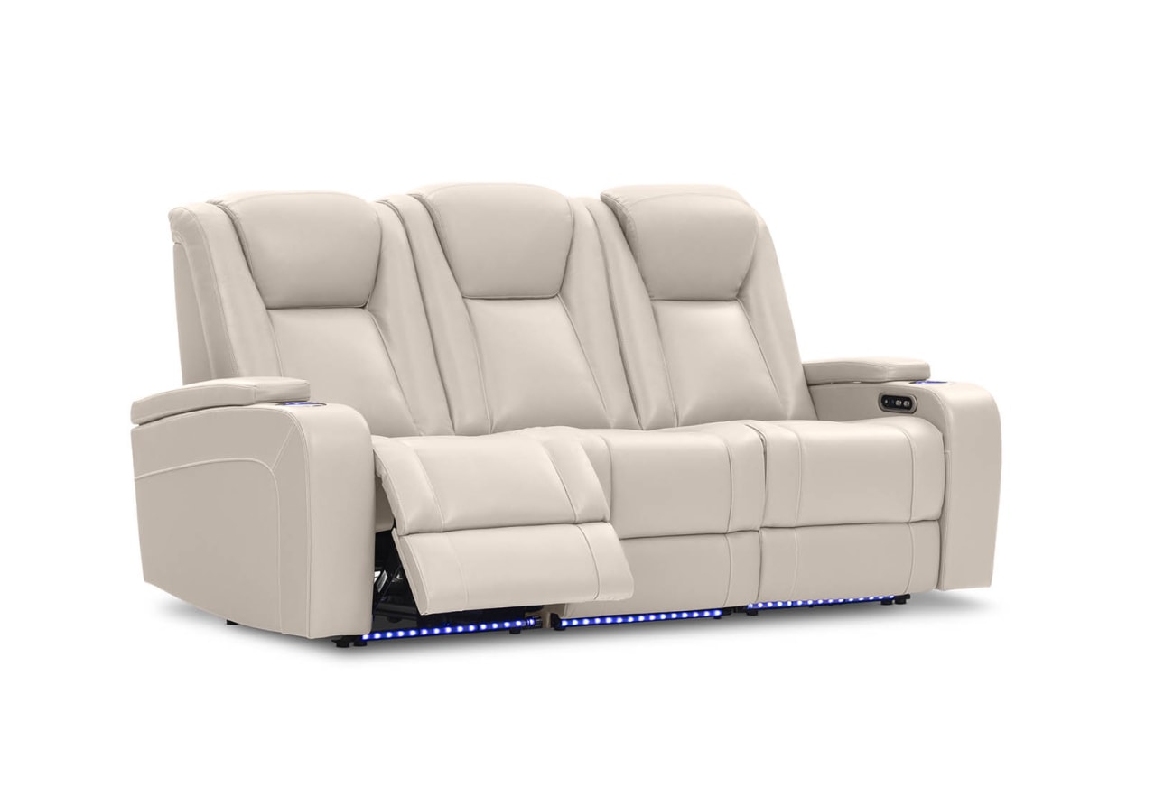 SENTINAL MK2 LEATHER 3 Seater with 2 Electric Recliners – image 12 of 19