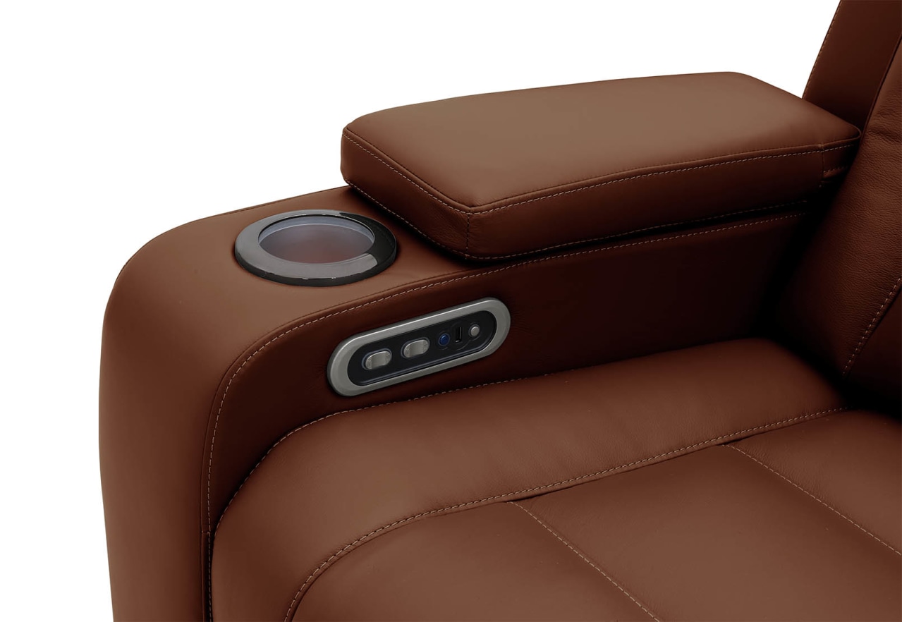 SENTINAL MK2 LEATHER 5 Piece Corner with LHF 3 Seater – image 8 of 9