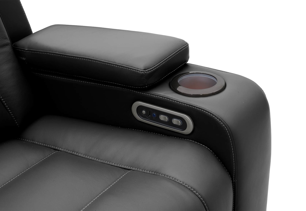 SENTINAL MK2 LEATHER 4 Piece Corner with RHF Console – image 10 of 10