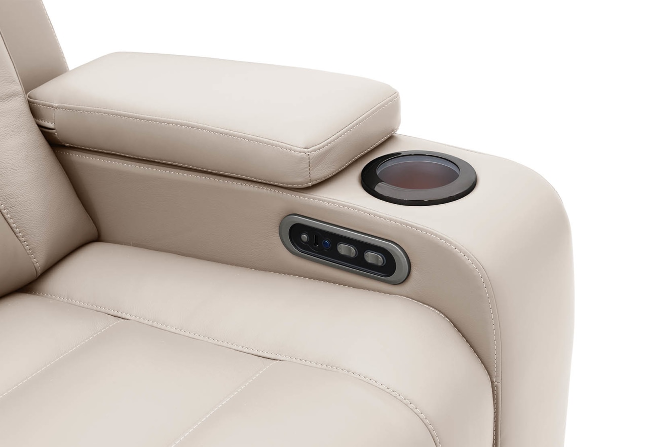 SENTINAL MK2 LEATHER 4 Piece Corner with RHF Console – image 10 of 10