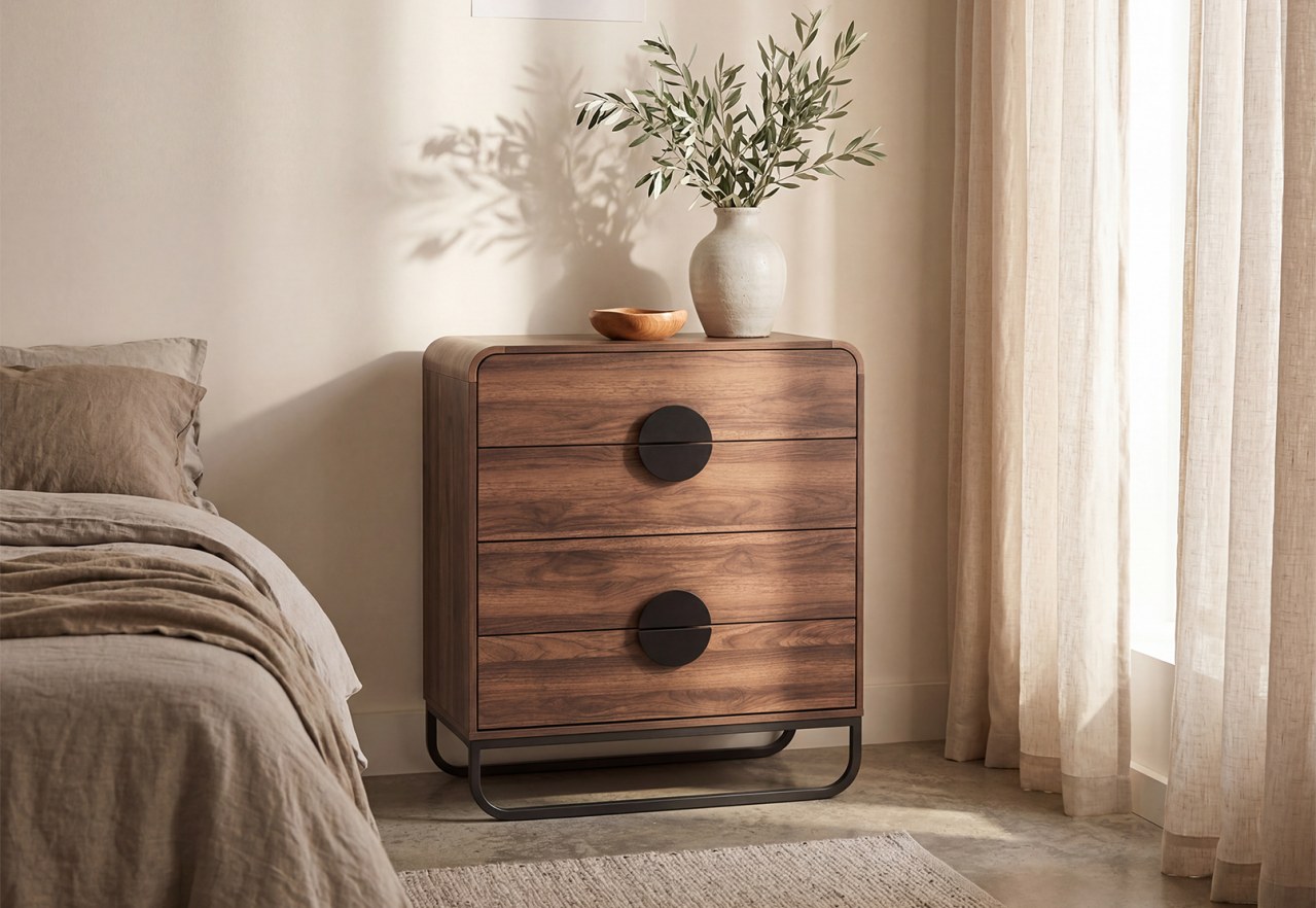 HUGHES 4 Drawer Tall Chest – image 1 of 7