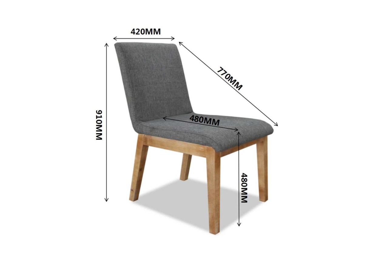 ABBOT Set of 2 Dining Chairs – image 7 of 7