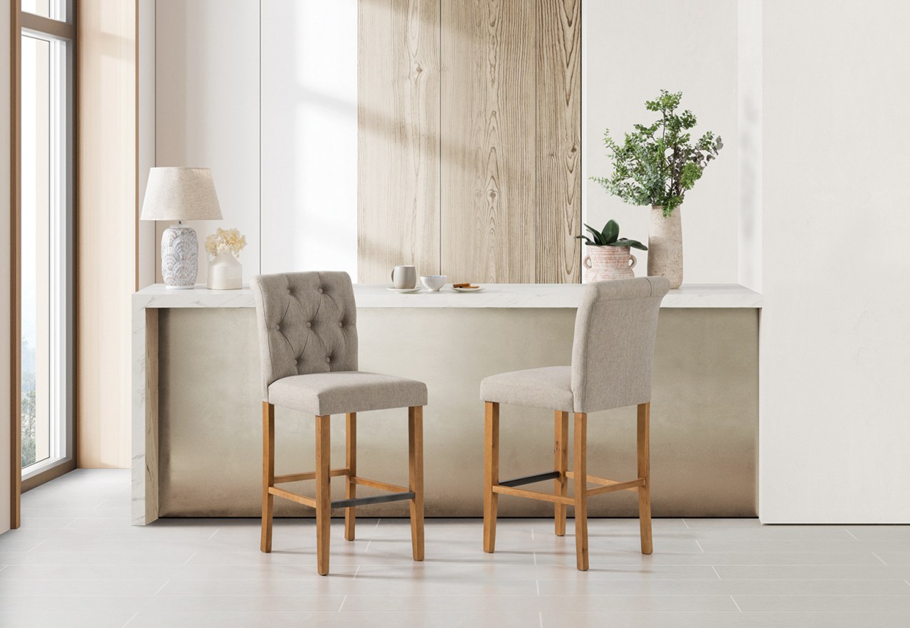 EDWARDS Set of 2 Stools – image 1 of 6