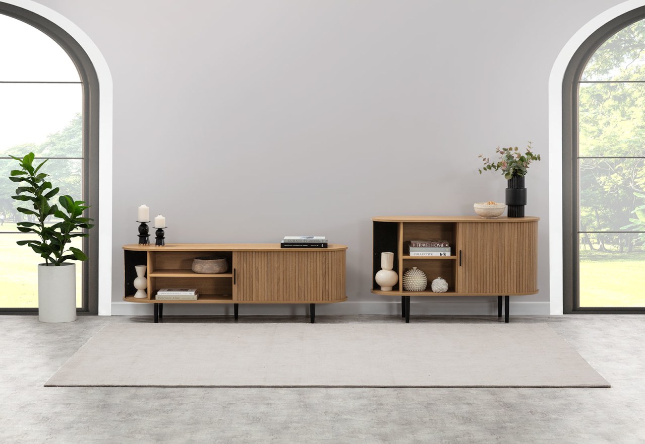 TANNER 2 Door Natural Entertainment Unit – image 11 of 13