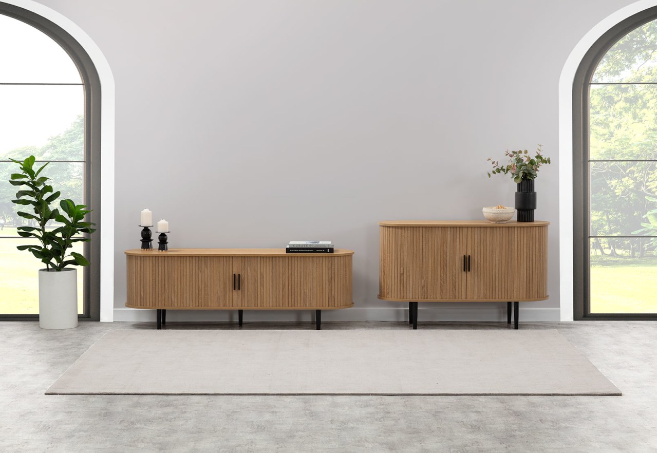 TANNER 2 Door Natural Entertainment Unit – image 12 of 13