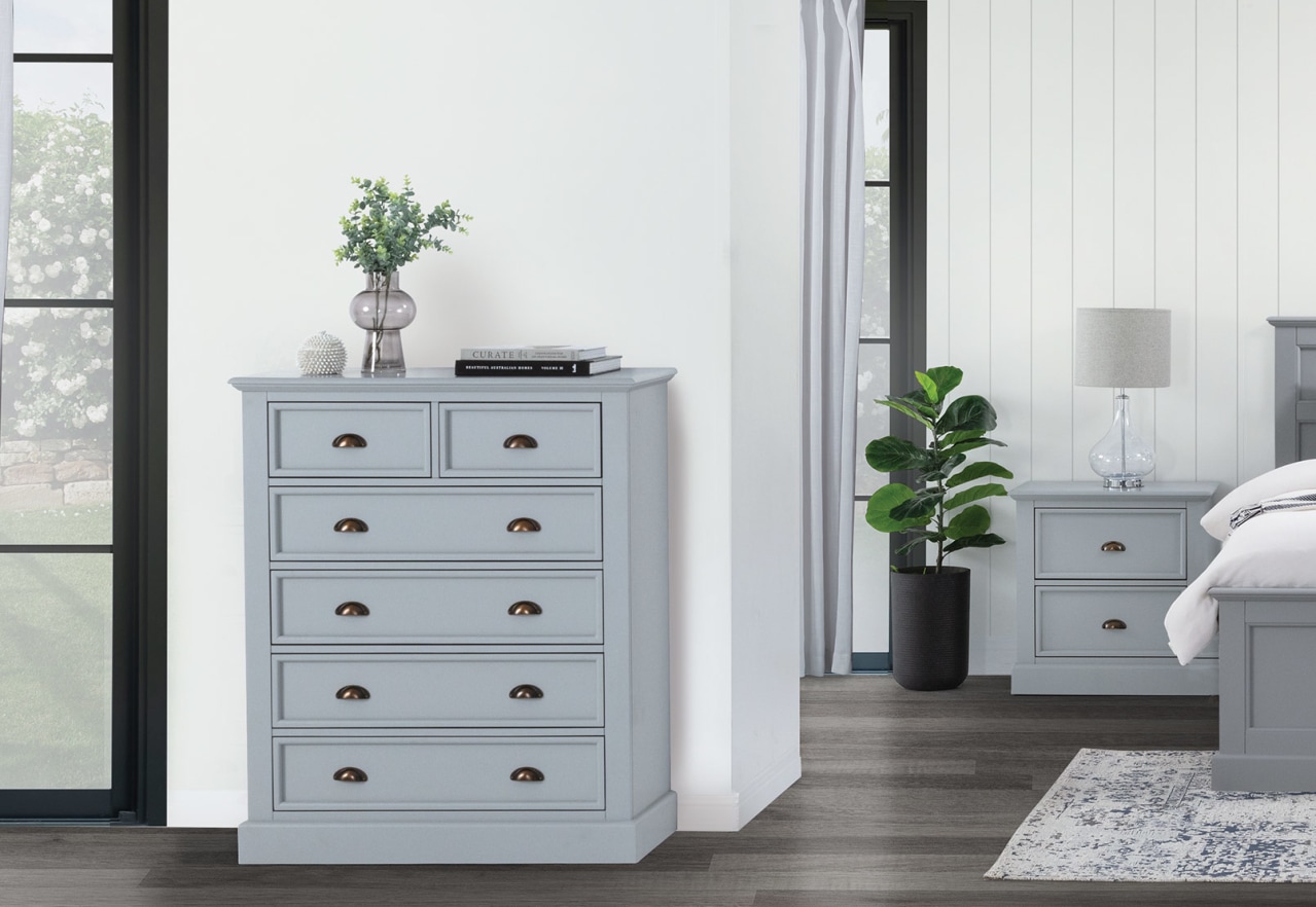 CHRYSTELLE 6 Drawer Tall Chest – image 1 of 7