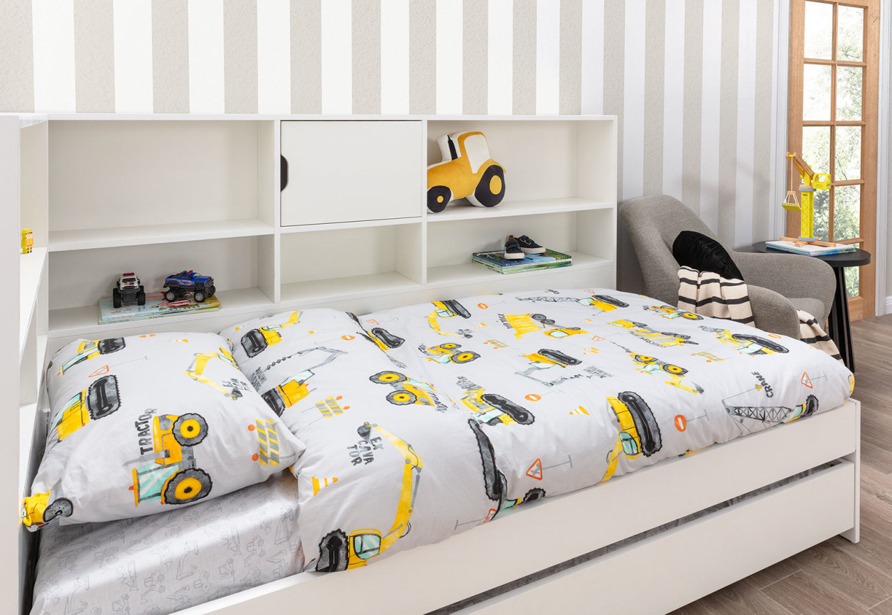 ZAYDEN Single Bed with Trundle – image 13 of 15