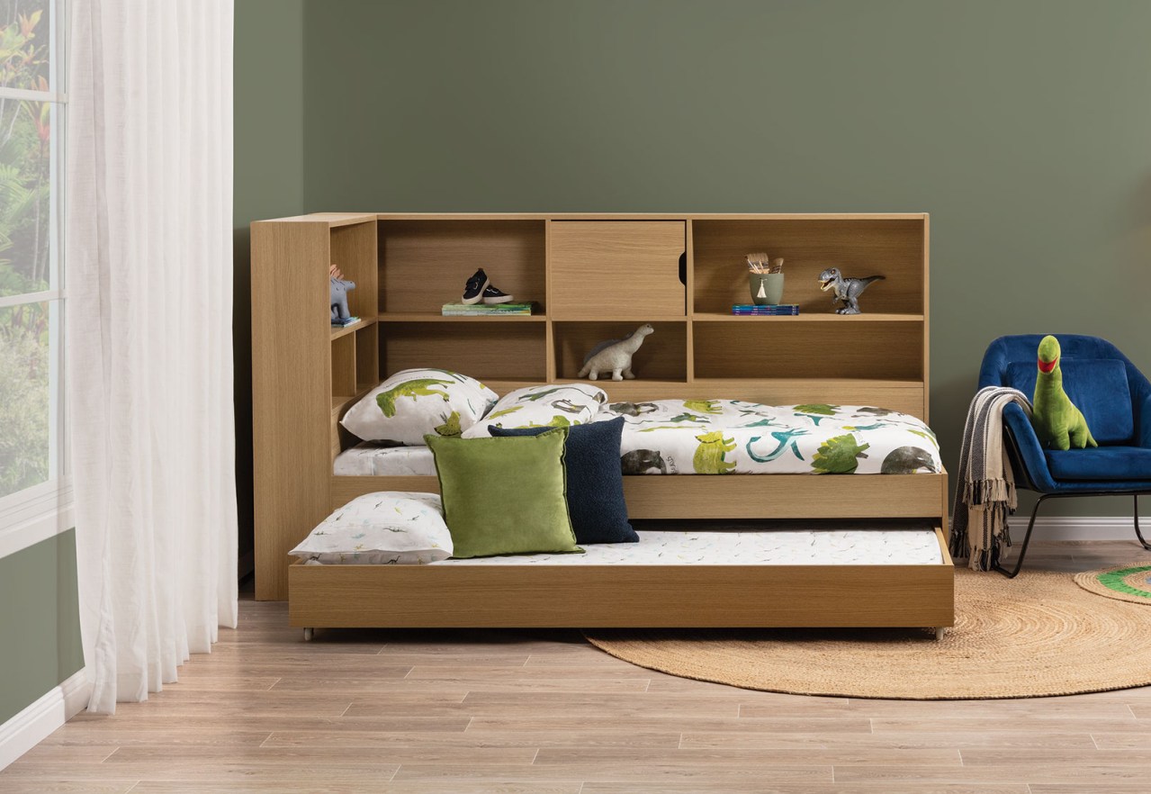 ZAYDEN Single Bed with Trundle – image 13 of 14