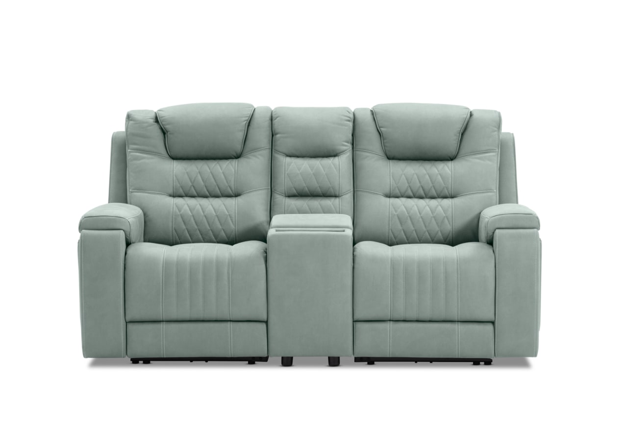 AGASSI FABRIC 2 Seater with Dual Motor Recliners – image 1 of 16