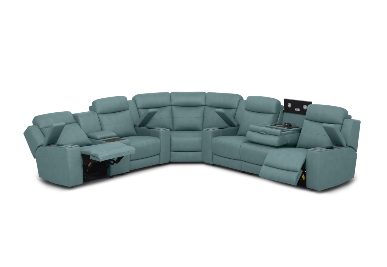 ALEXIOS 6 Seater Corner with LHF Console – image 3 of 3
