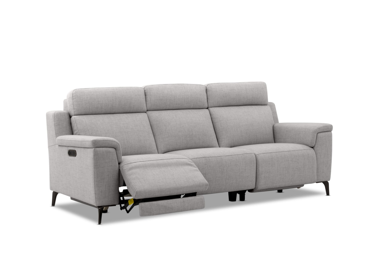 ARISTOTLE FABRIC 3 Seater with Electric Recliners – image 4 of 15