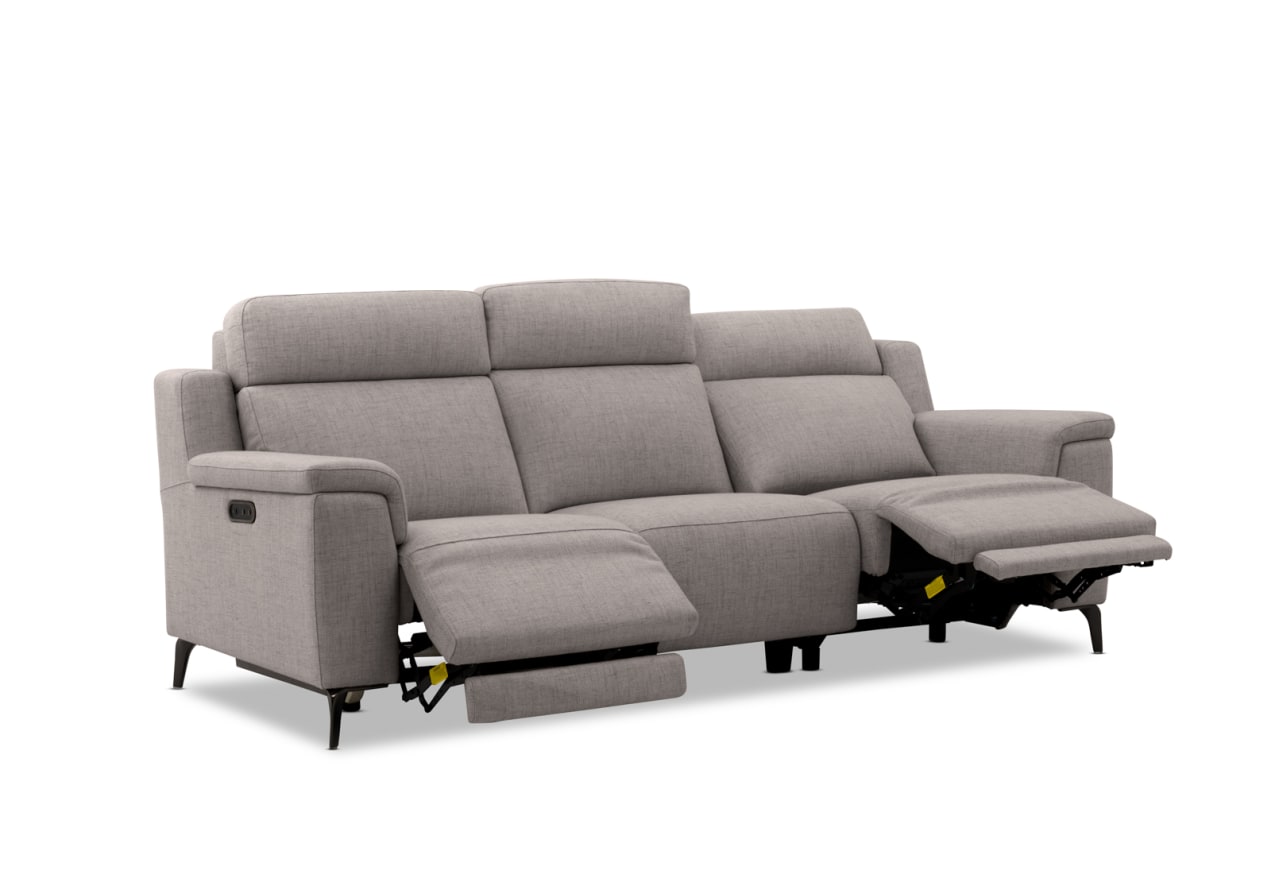 ARISTOTLE FABRIC 3 Seater with Electric Recliners – image 6 of 15