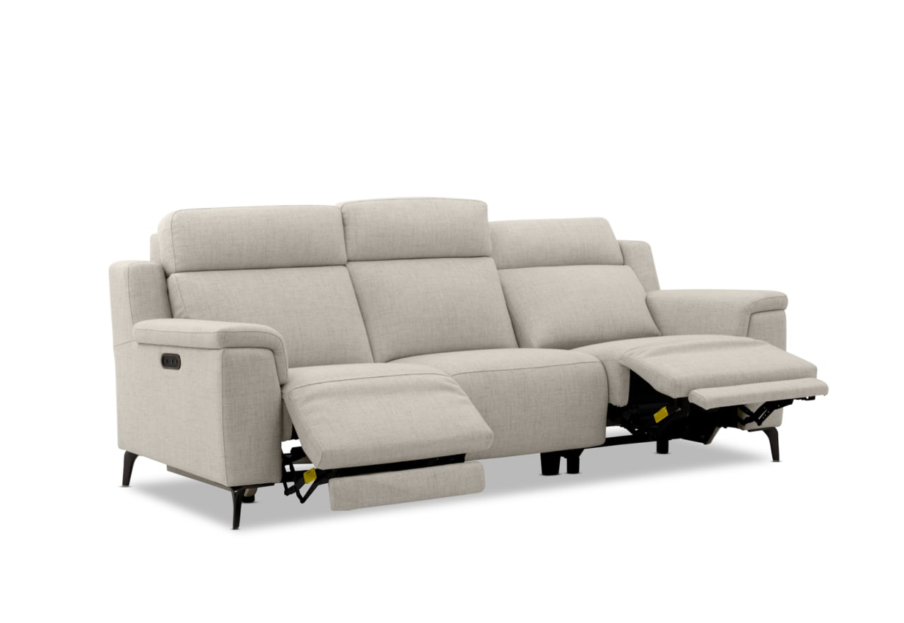 ARISTOTLE FABRIC 3 Seater with Electric Recliners – image 6 of 15