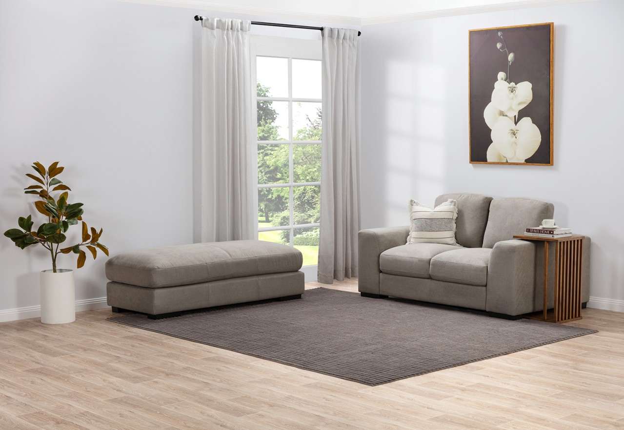 JOSEPHINE FABRIC Large Ottoman – image 6 of 7