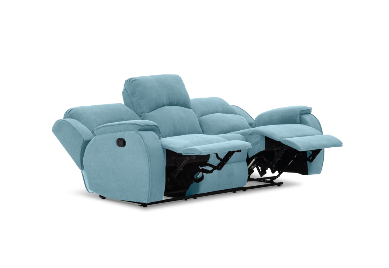 KAYDEN FABRIC 3 Seater with Recliners – image 8 of 13