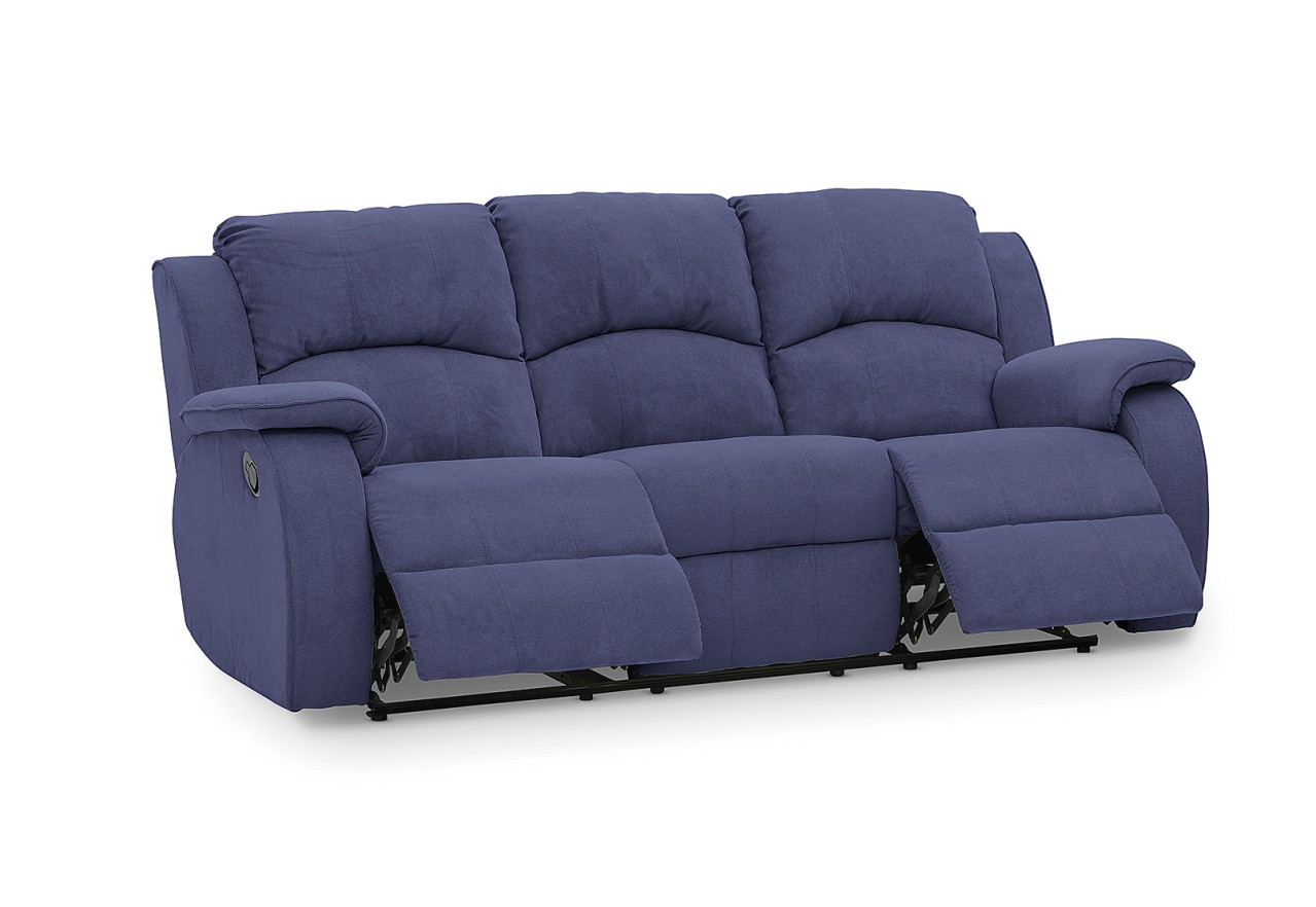 KAYDEN FABRIC 3 Seater Recliners (F) – image 4 of 15