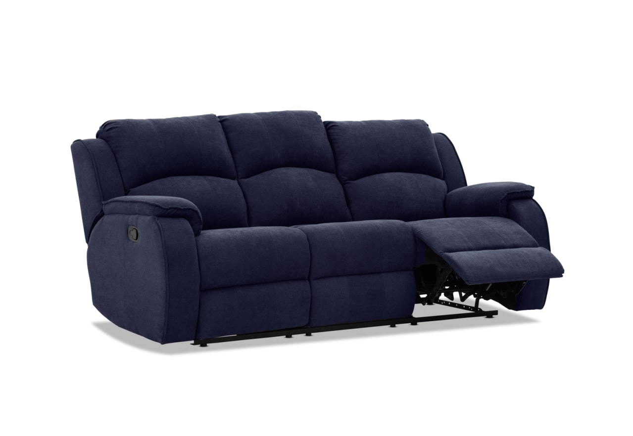 KAYDEN FABRIC 3 Seater Recliners (F) – image 6 of 15