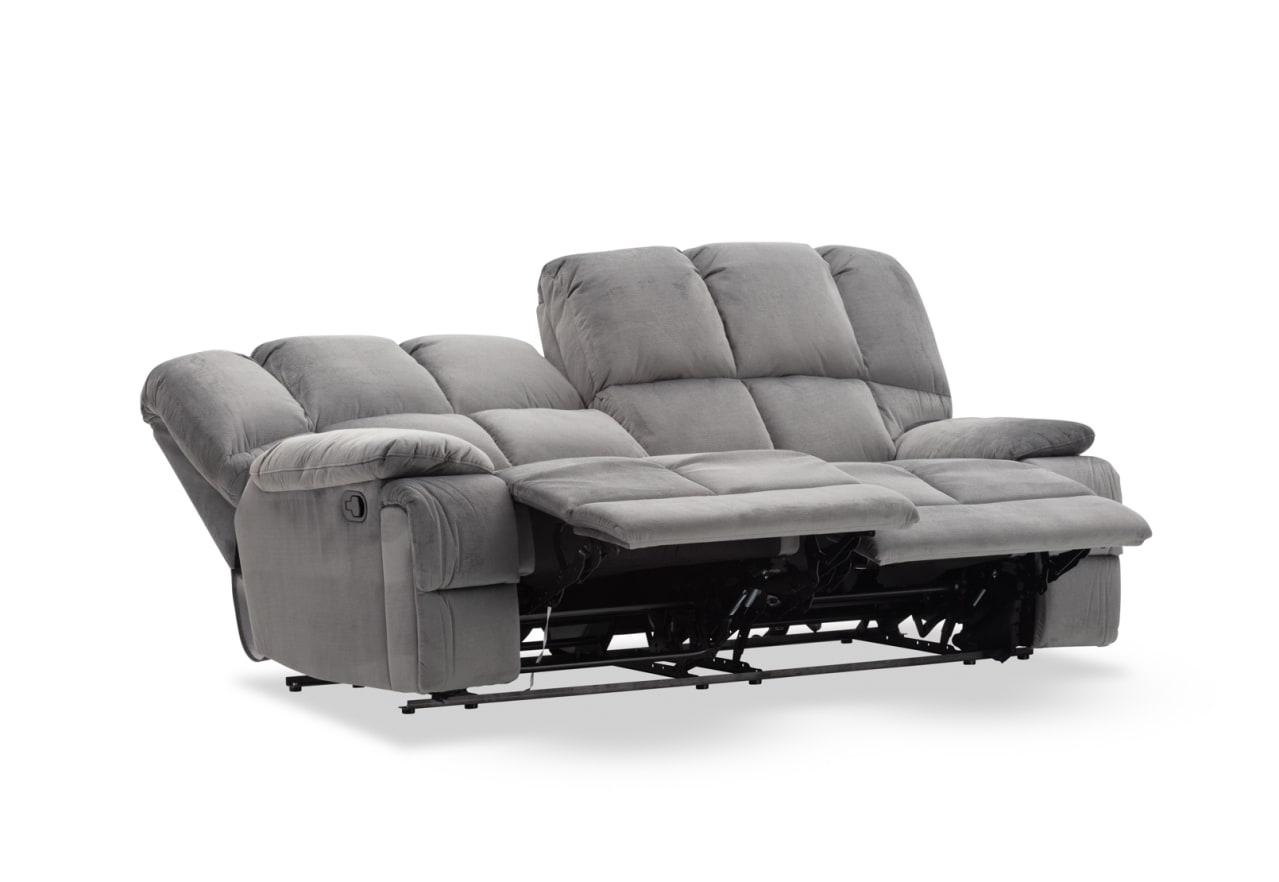 LEBRON FABRIC 3 Seater with 2 inbuilt Recliners – image 5 of 16
