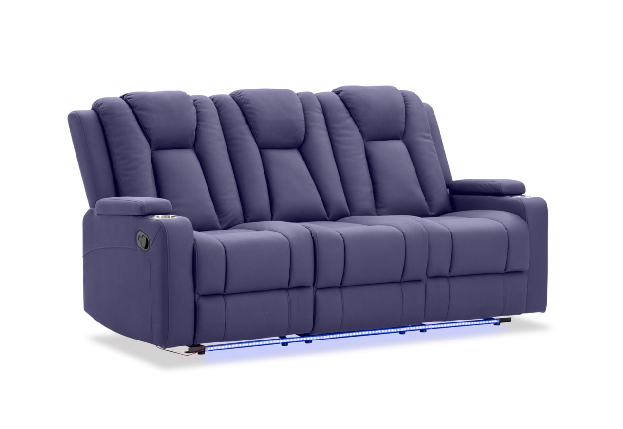 TRAVIS FABRIC 3 Seater with Recliners – image 4 of 23