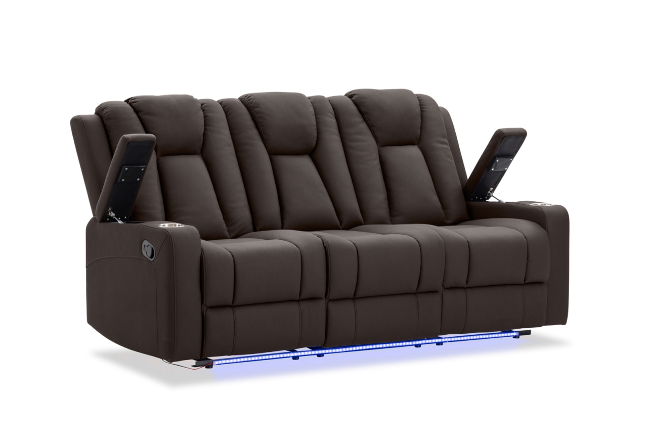 TRAVIS FABRIC 3 Seater with Recliners – image 5 of 24