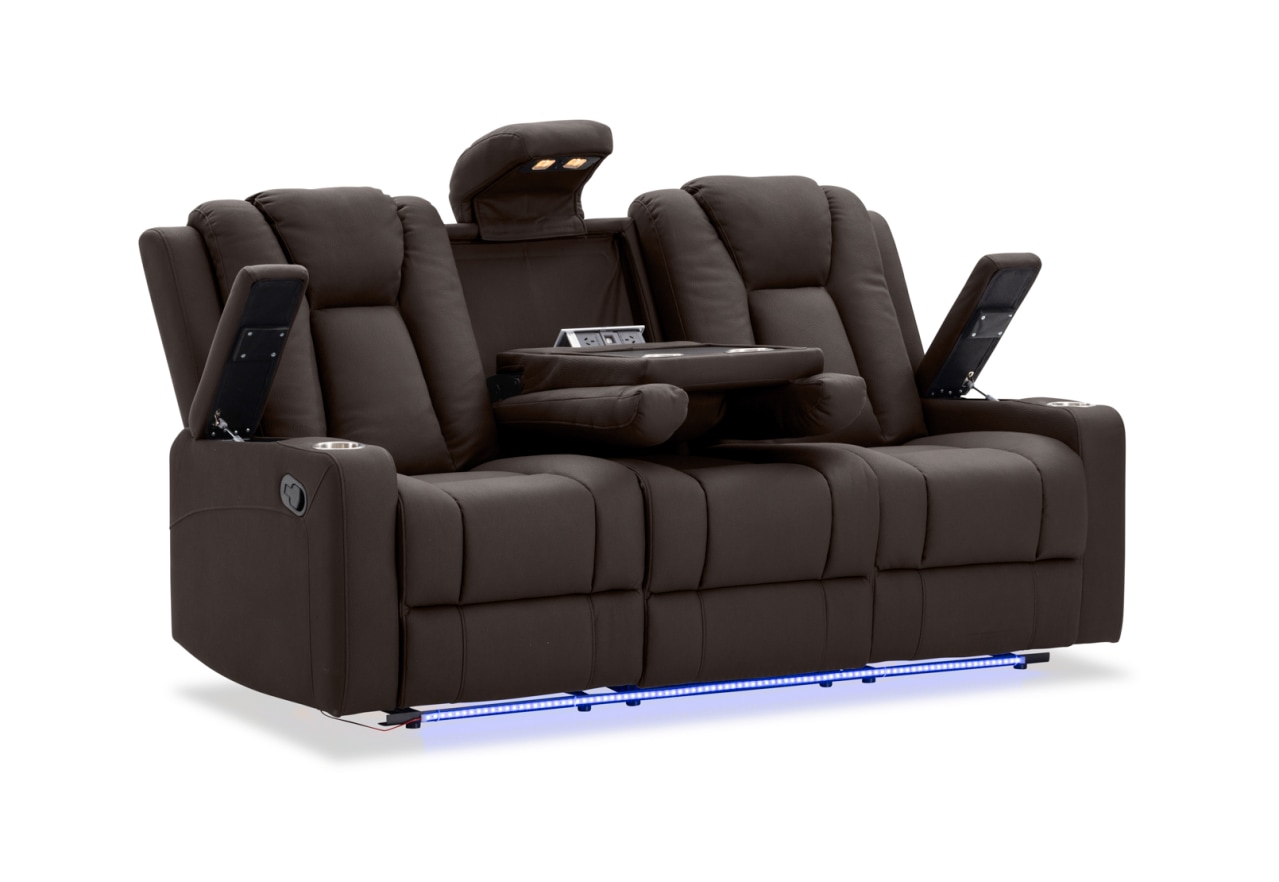 TRAVIS FABRIC 3 Seater with Recliners – image 6 of 24