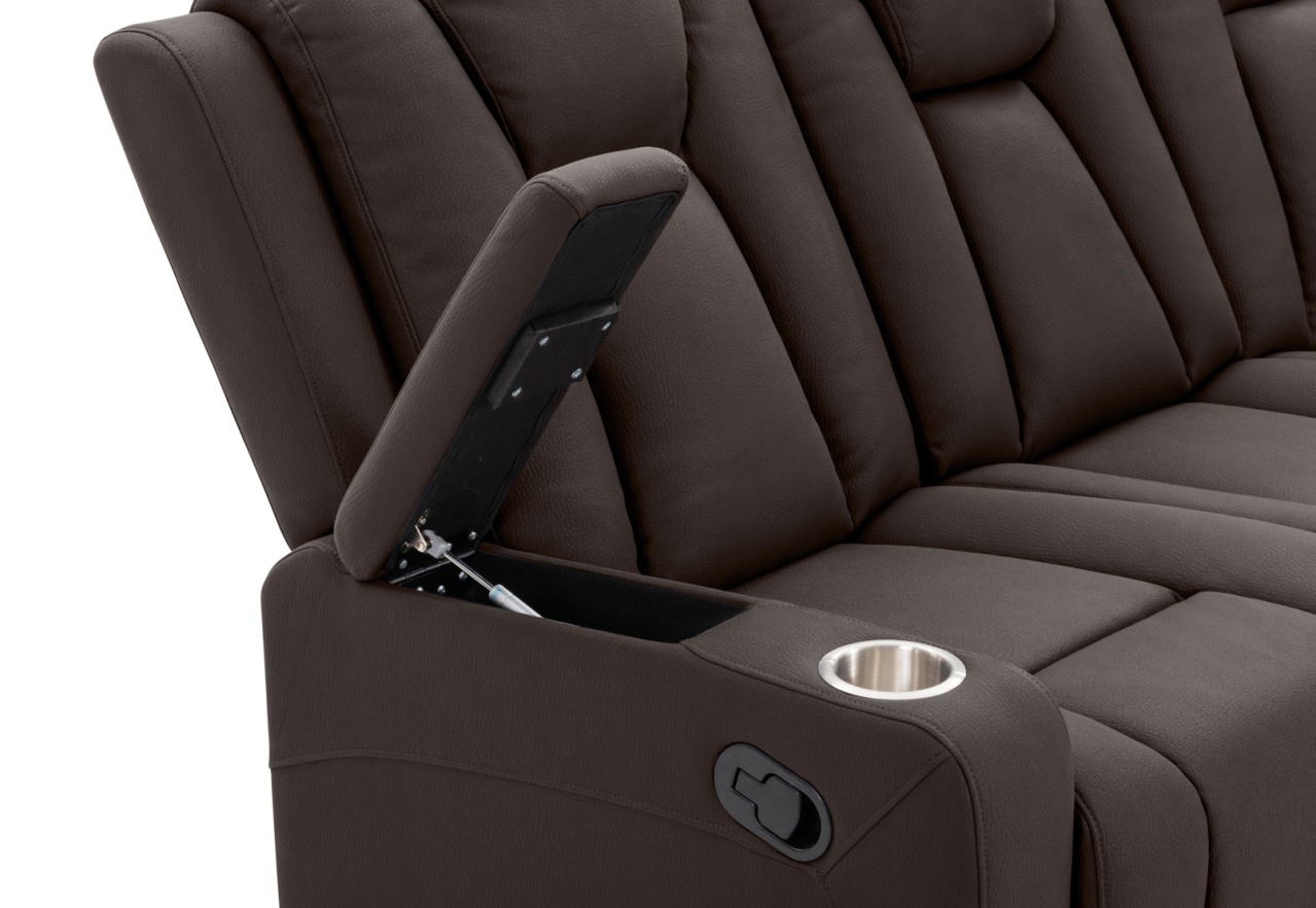 TRAVIS FABRIC 3 Seater with Recliners – image 19 of 24
