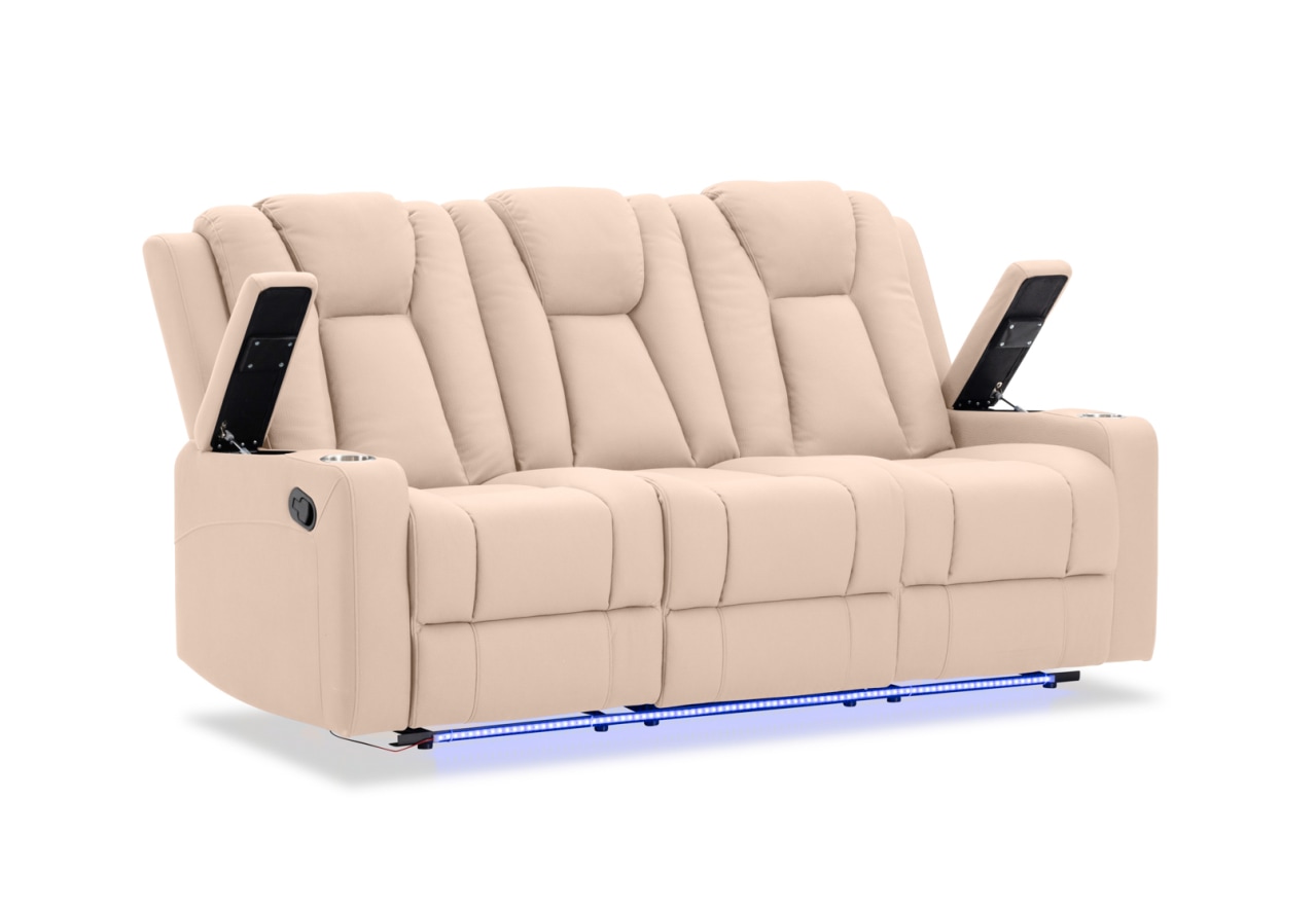 TRAVIS FABRIC 3 Seater with Recliners – image 6 of 23