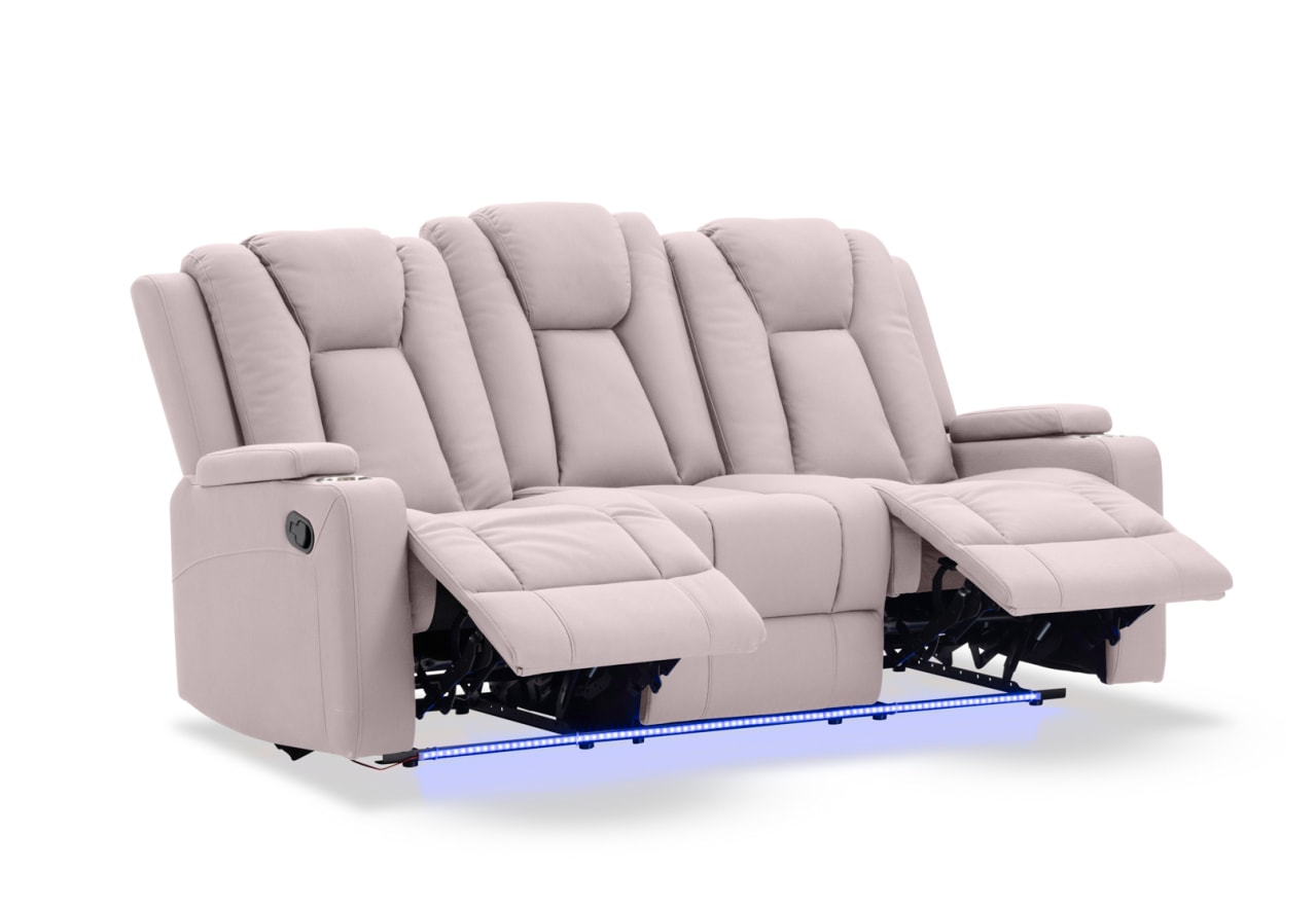 TRAVIS FABRIC 3 Seater with Recliners – image 9 of 23