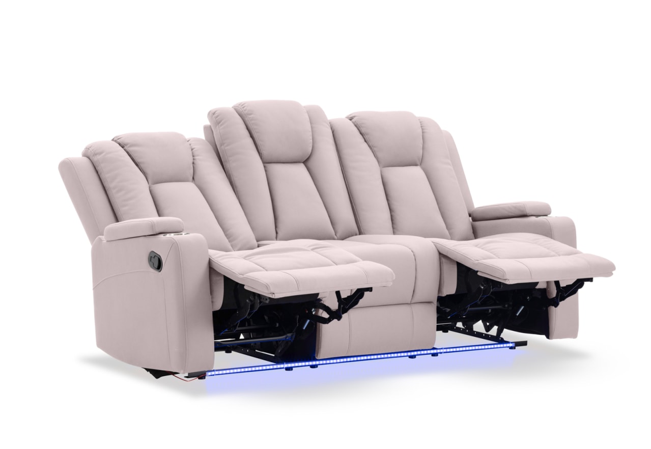 TRAVIS FABRIC 3 Seater with Recliners – image 13 of 23