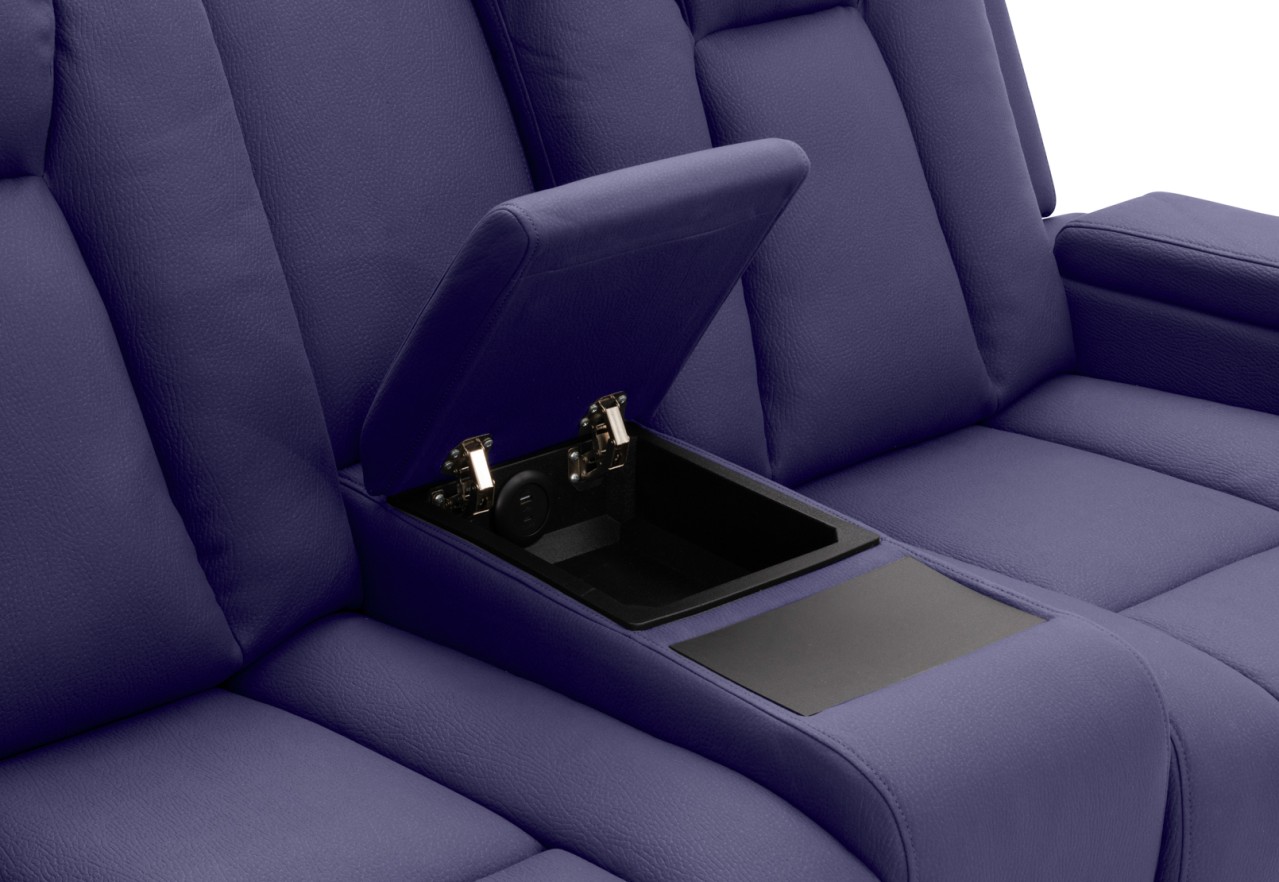TRAVIS FABRIC 2 Seater with Recliners and Console – image 16 of 21
