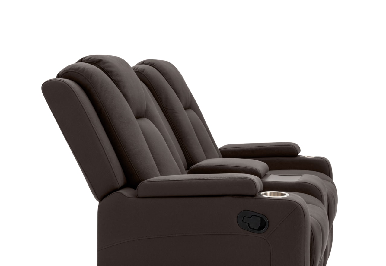 TRAVIS FABRIC 2 Seater with Recliners and Console – image 12 of 22