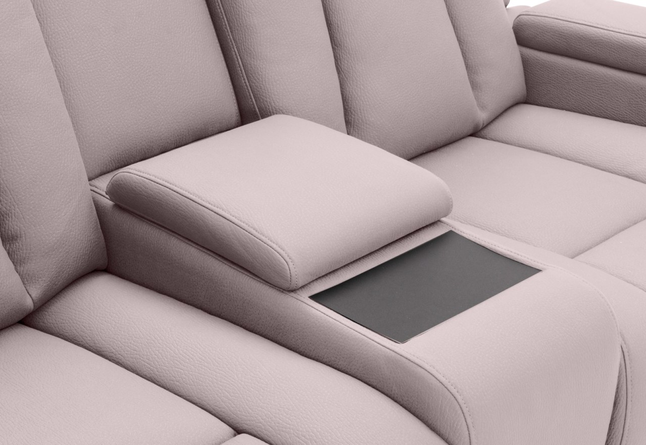 TRAVIS FABRIC 2 Seater with Recliners and Console – image 15 of 21