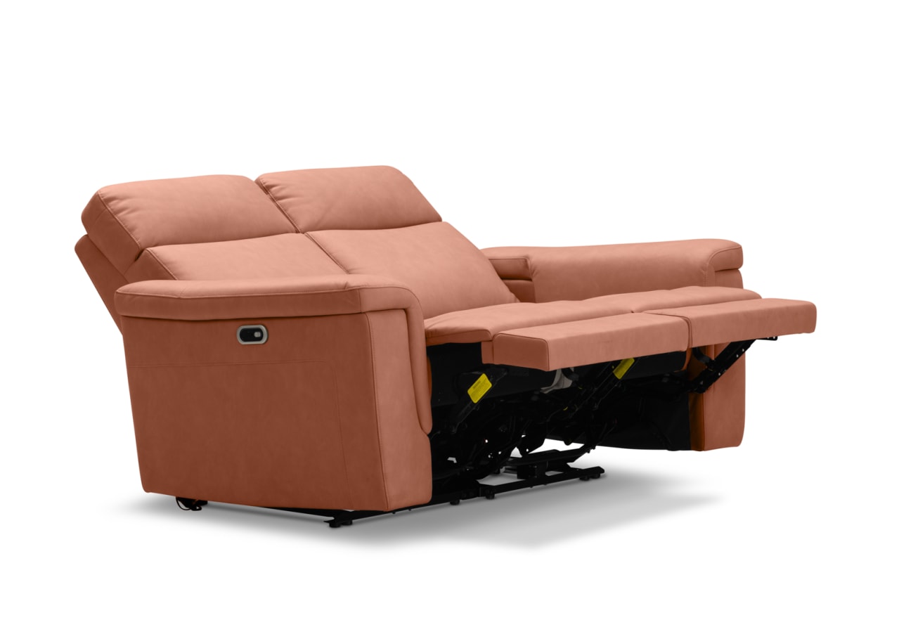 SERGIO FABRIC 2 Seater with 2 inbuilt Electric Recliners – image 7 of 10