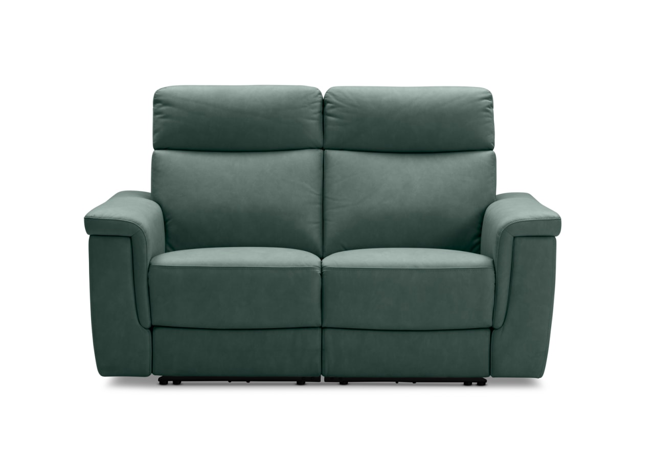 SERGIO FABRIC 2 Seater with 2 inbuilt Electric Recliners – image 1 of 10