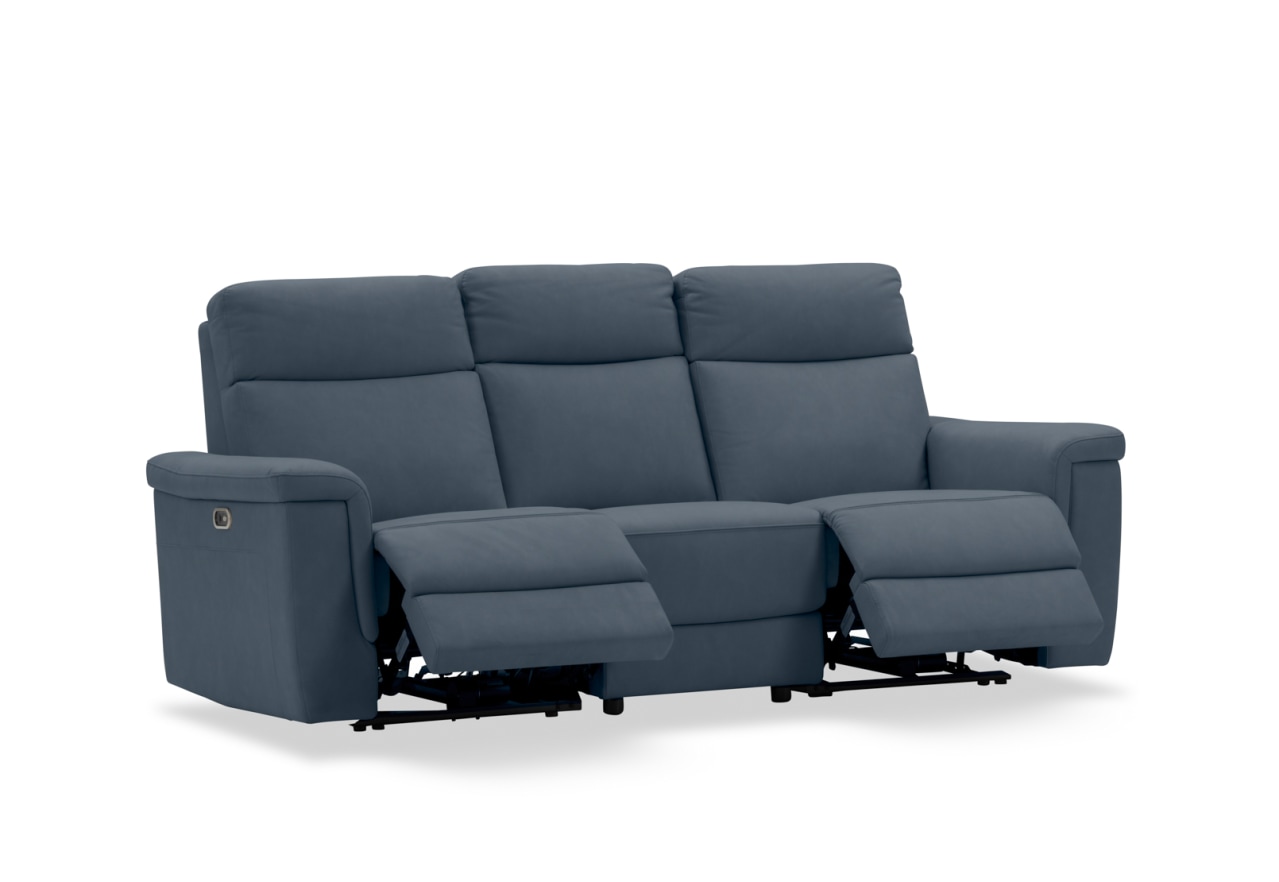 SERGIO FABRIC 3 Seater with 2 inbuilt Electric Recliners – image 6 of 15