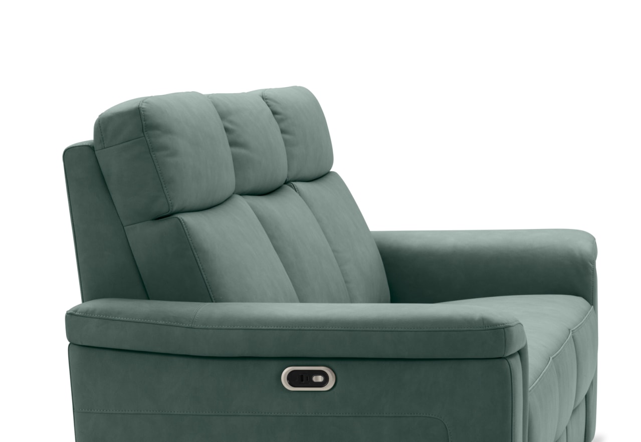 SERGIO FABRIC 3 Seater with 2 inbuilt Electric Recliners – image 11 of 15