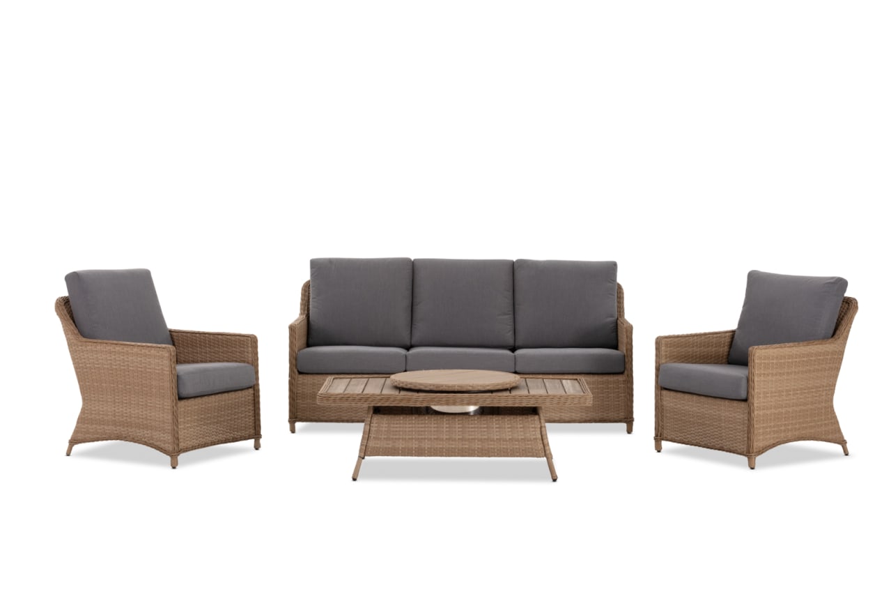 LUAU 4 Piece Outdoor Lounge Setting – image 2 of 17