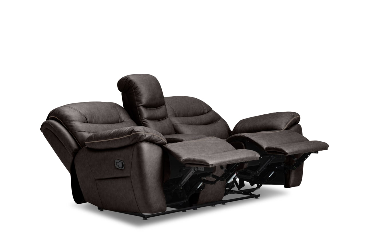 FEDERER FABRIC 2 Seater with inbuilt Recliners and Console – image 8 of 13