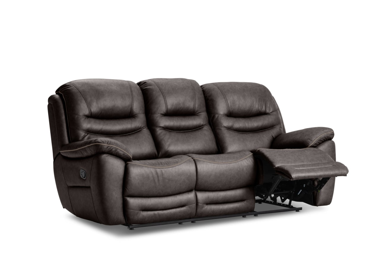 FEDERER FABRIC 3 Seater with inbuilt Recliners – image 3 of 12