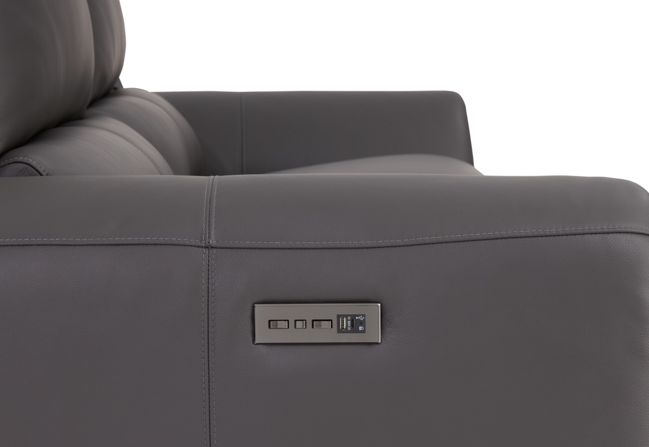 DOMINICO LEATHER 2.5 Seater Electric Recliners – image 7 of 19