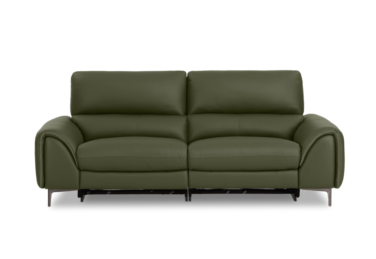 DOMINICO LEATHER 2.5 Seater Electric Recliners – image 1 of 12