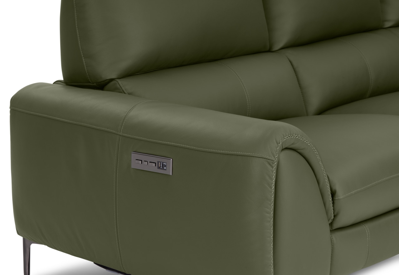 DOMINICO LEATHER 2.5 Seater Electric Recliners – image 8 of 12
