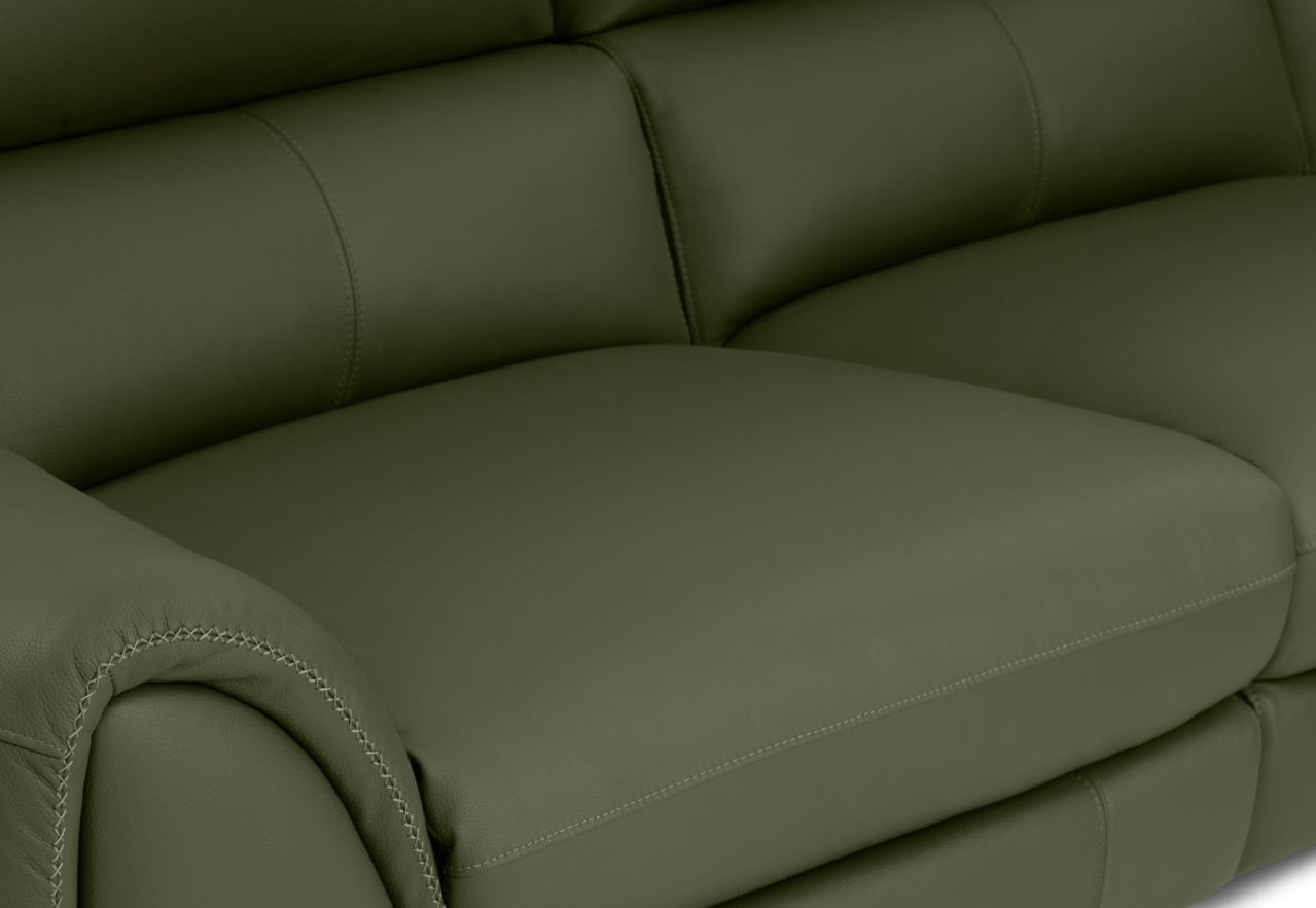 DOMINICO LEATHER 3 Seater with 2 inbuilt Electric Recliners – image 6 of 11