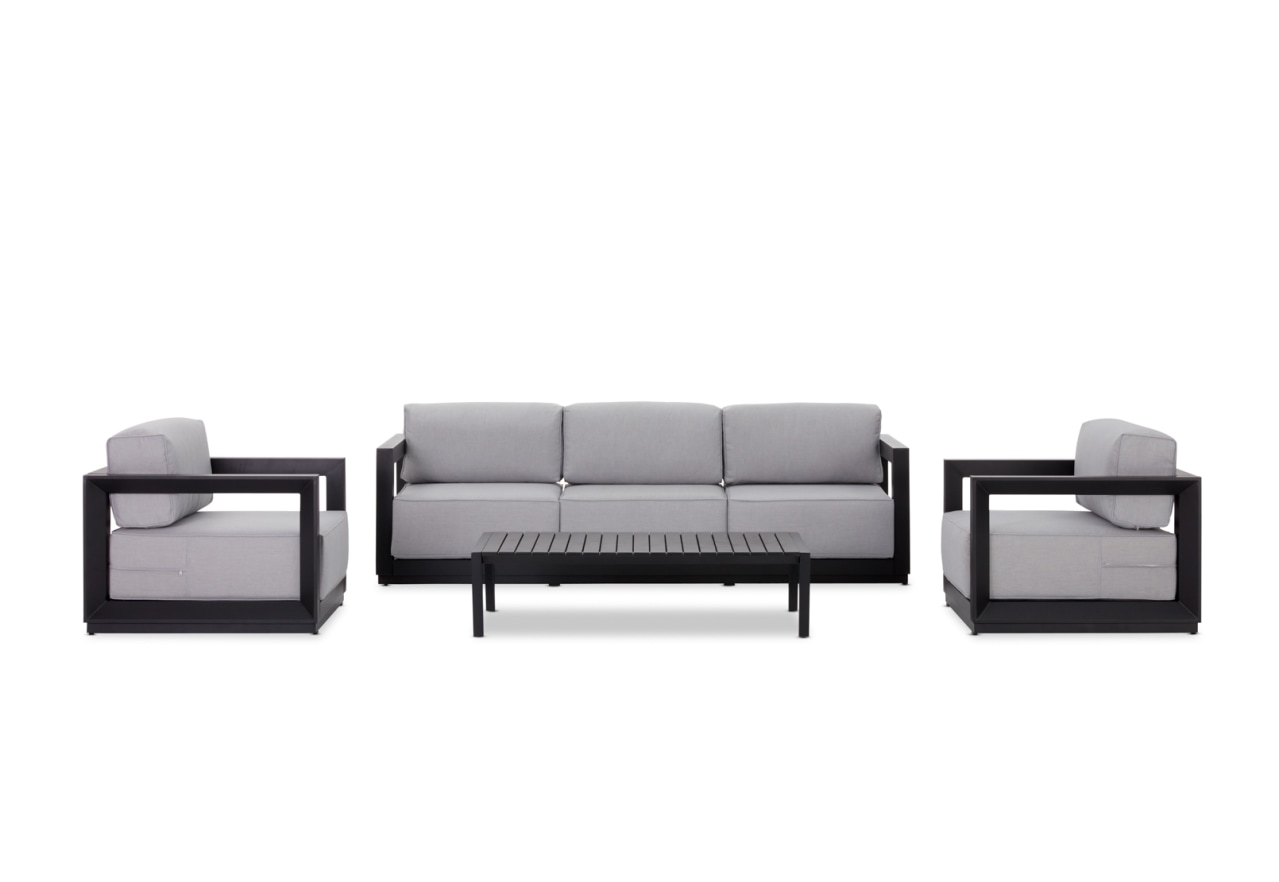 COSTA RICA 4 Piece Outdoor Lounge Setting – image 2 of 13